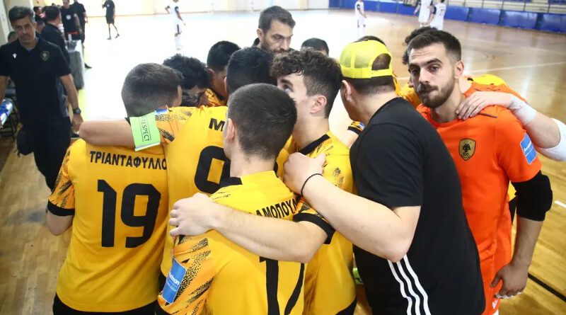 ΑΕΚ Futsal Ανδρών: Εκανε το πρώτο βήμα για τον τίτλο