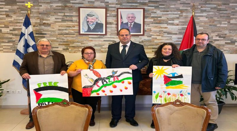 Επίσκεψη Αλληλεγγύης της Ένωσης Γονέων στην Πρεσβεία της Παλαιστίνης
