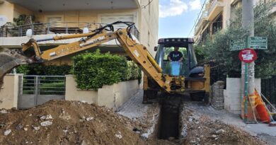 Δήμος Νέου Ηρακλείου: Αντικατάσταση αγωγού ακαθάρτων επί της οδού Ελ. Βενιζέλου