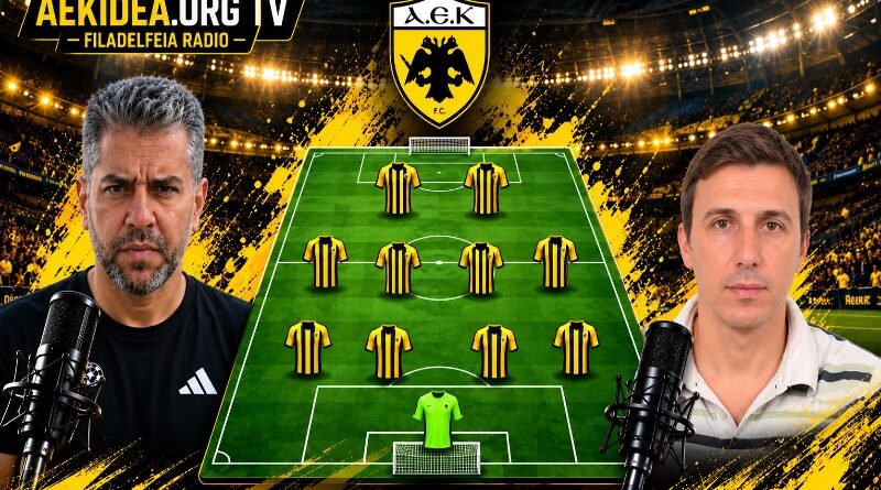 ΑΕΚ “Το 4-4-2 & η αλλαγή συστήματος & παικτών” | Σχόλιο Στράτος Δαλαβίτσος μέσα από web tv & radio