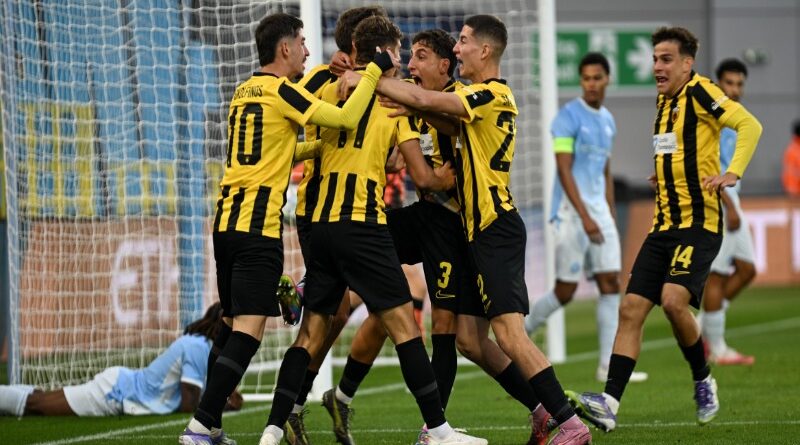 Youth League: Μεγάλη ΑΕΚ στο Μάντσεστερ, 1-1 με τη Μάντσεστερ Σίτι και αήττητη πορεία!